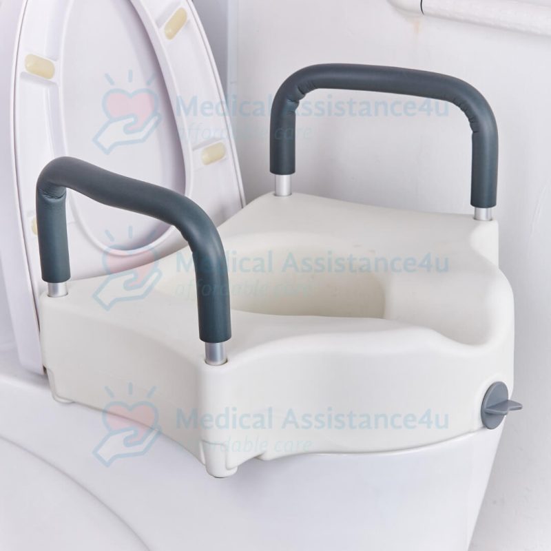 Toilet Seat Riser with Handle