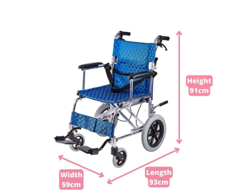Light weight travel wheelchair