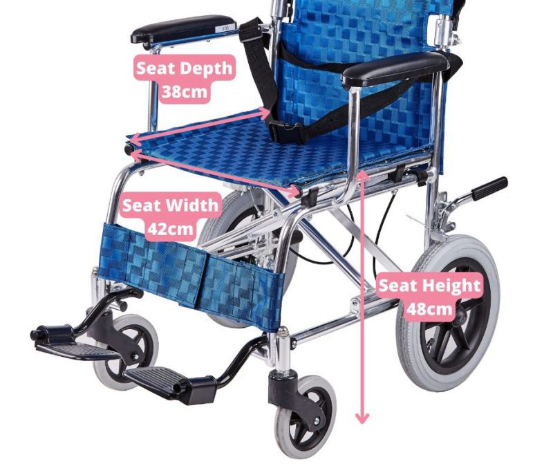 Light weight travel wheelchair