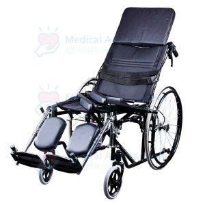 Steel Recliner Wheelchair