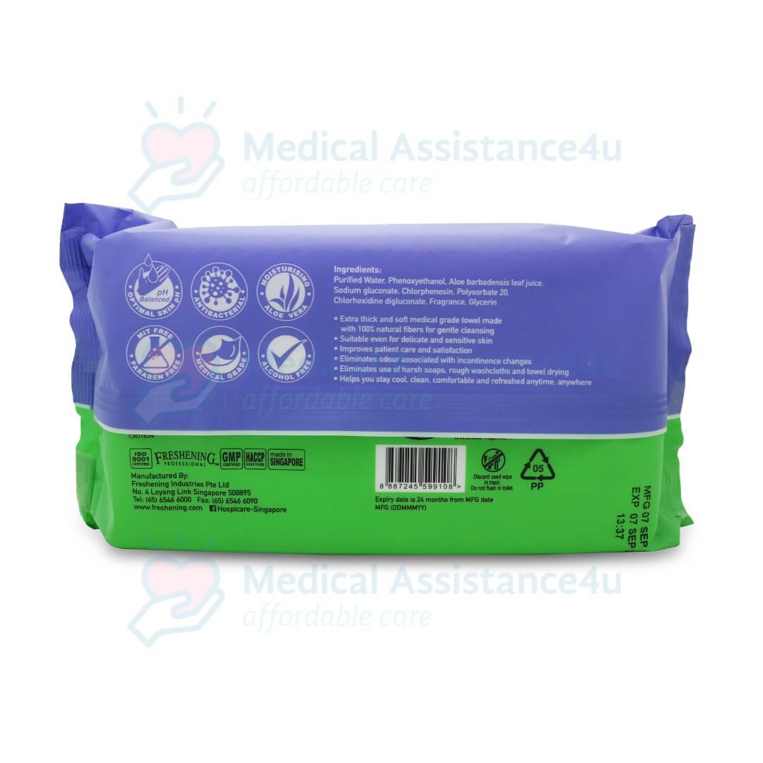 HospiCare 40R Ultra Soft Adult Body Wipes
