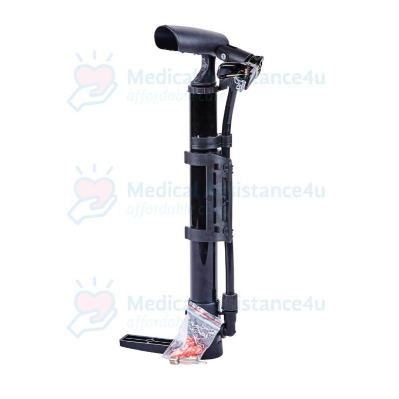 Wheelchair wheel air pump