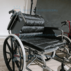 Wheelchair with flip up armrest