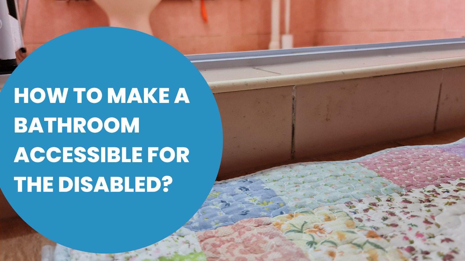 How to make a bathroom at home commode accessible for the disabled?