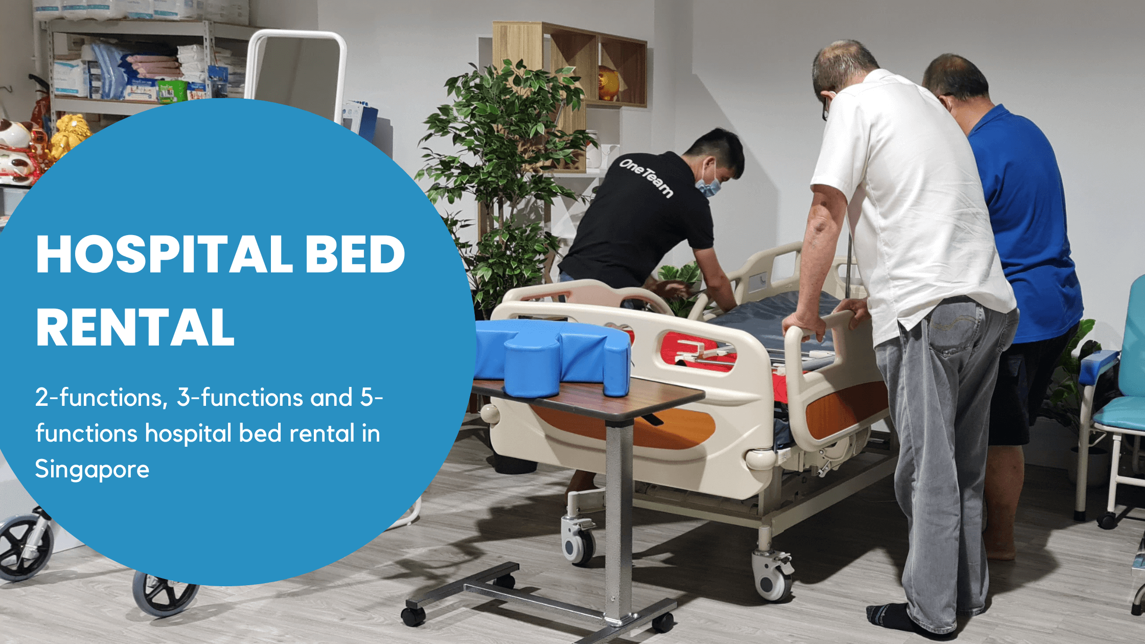 Hospital bed rental in Singapore