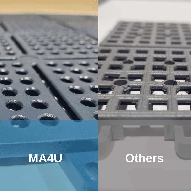 Comparison of anti-slip mats