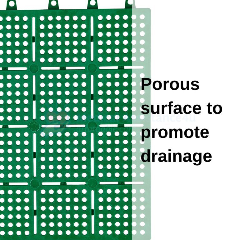 Anti-slip mat with porous surface