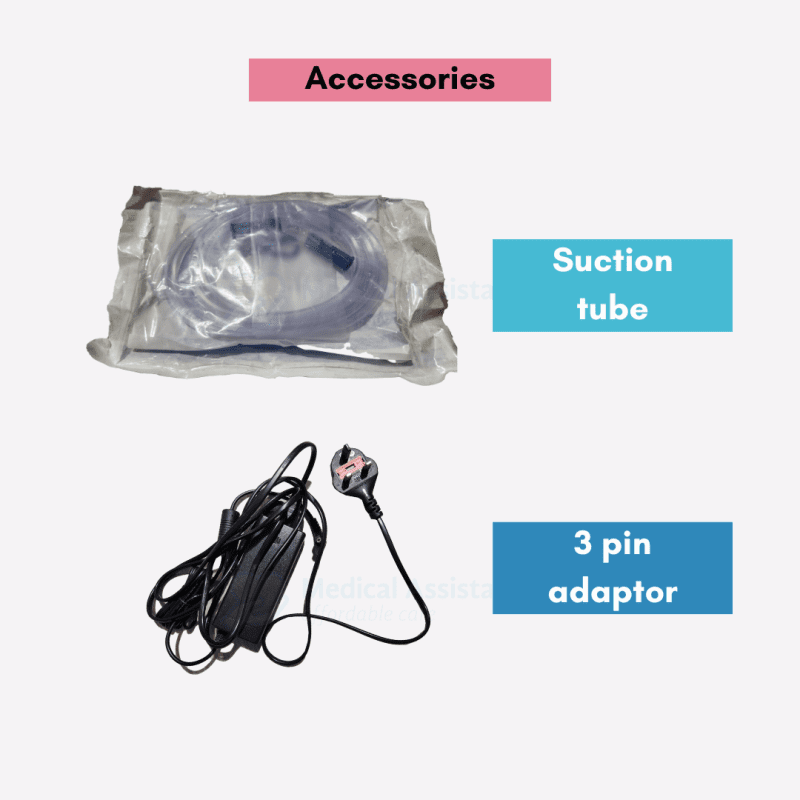 VacuAide Suction Unit (Portable Aspirator) Rental Accessories